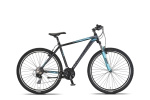 Umit Mirage Oversized MTB 27.5 Inch Unisex 21SP Rim Brakes Black/Turquoise