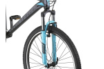Umit Mirage Oversized MTB 27.5 Inch Unisex 21SP Rim Brakes Black/Turquoise