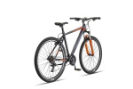 Umit Mirage Oversized MTB 29 Inch Unisex 21SP Rim Brakes Black/Orange