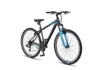 Umit Mirage Cropped MTB 29 Inch Unisex 21SP Rim Brakes Black/Blue