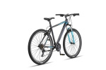 Umit Mirage Oversized MTB 29 Inch Unisex 21SP Rim Brakes Black/Turquoise