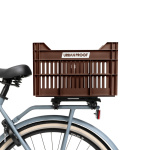 Urban Proof Click Fietskrat 30 liter Gerecycled Kunststof Deep Brown