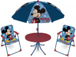 Disney tuinset met parasol Mickey Mouse blauw 4-delig Disney tuinset met parasol Mickey Mouse blauw 4-delig