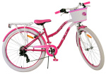 Volare Lovely 26 Inch Meisjes 7V V-Brakes Roze/Wit