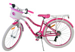 Volare Lovely 26 Inch Meisjes 7V V-Brakes Roze/Wit