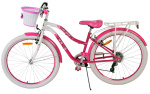 Volare Lovely 26 Inch Meisjes 7V V-Brakes Roze/Wit