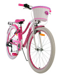 Volare Lovely 26 Inch Meisjes 7V V-Brakes Roze/Wit