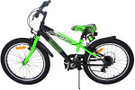 Volare Sportivo 20 Zoll Jungen 7G Felgenbremse Grün/Schwarz