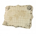 Wooden City 3D-puzzel Wereldkaart 34 x 23 x 2 cm hout bruin Wooden City 3D-puzzel Wereldkaart 34 x 23 x 2 cm hout bruin